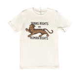 Trans Rights Are Human Rights Tee- Houndstooth