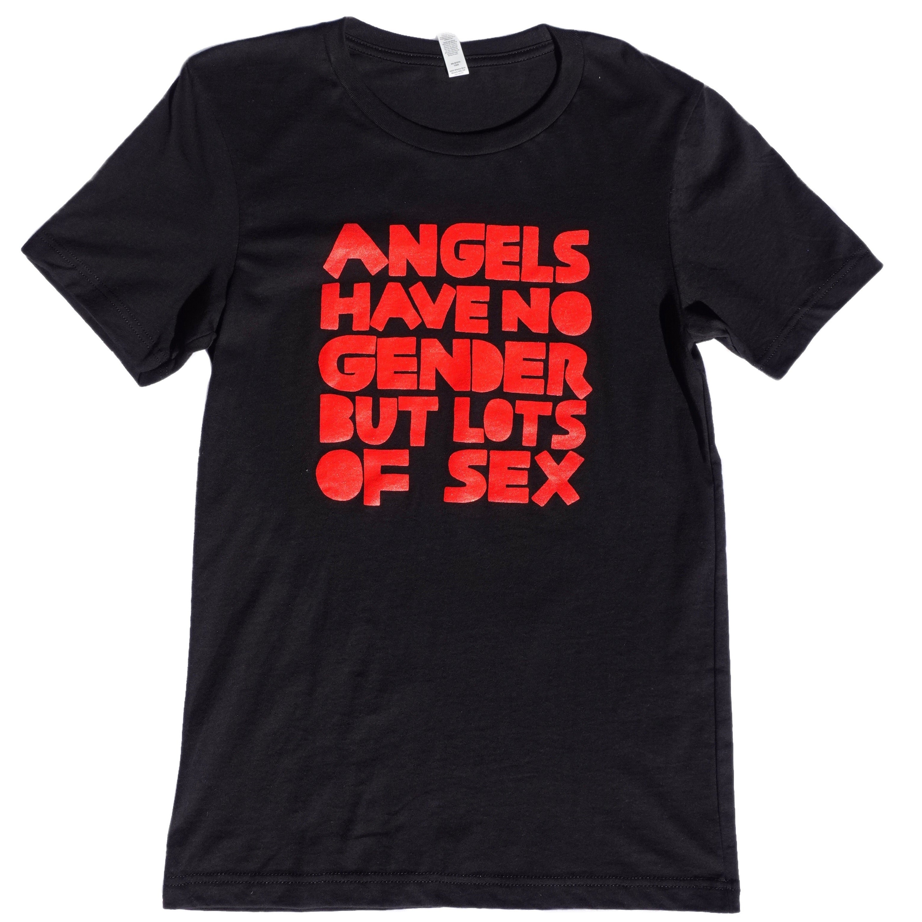 ANGELS HAVE NO GENDER BUT LOTS OF SEX drawn tank top – OFFICIAL REBRAND