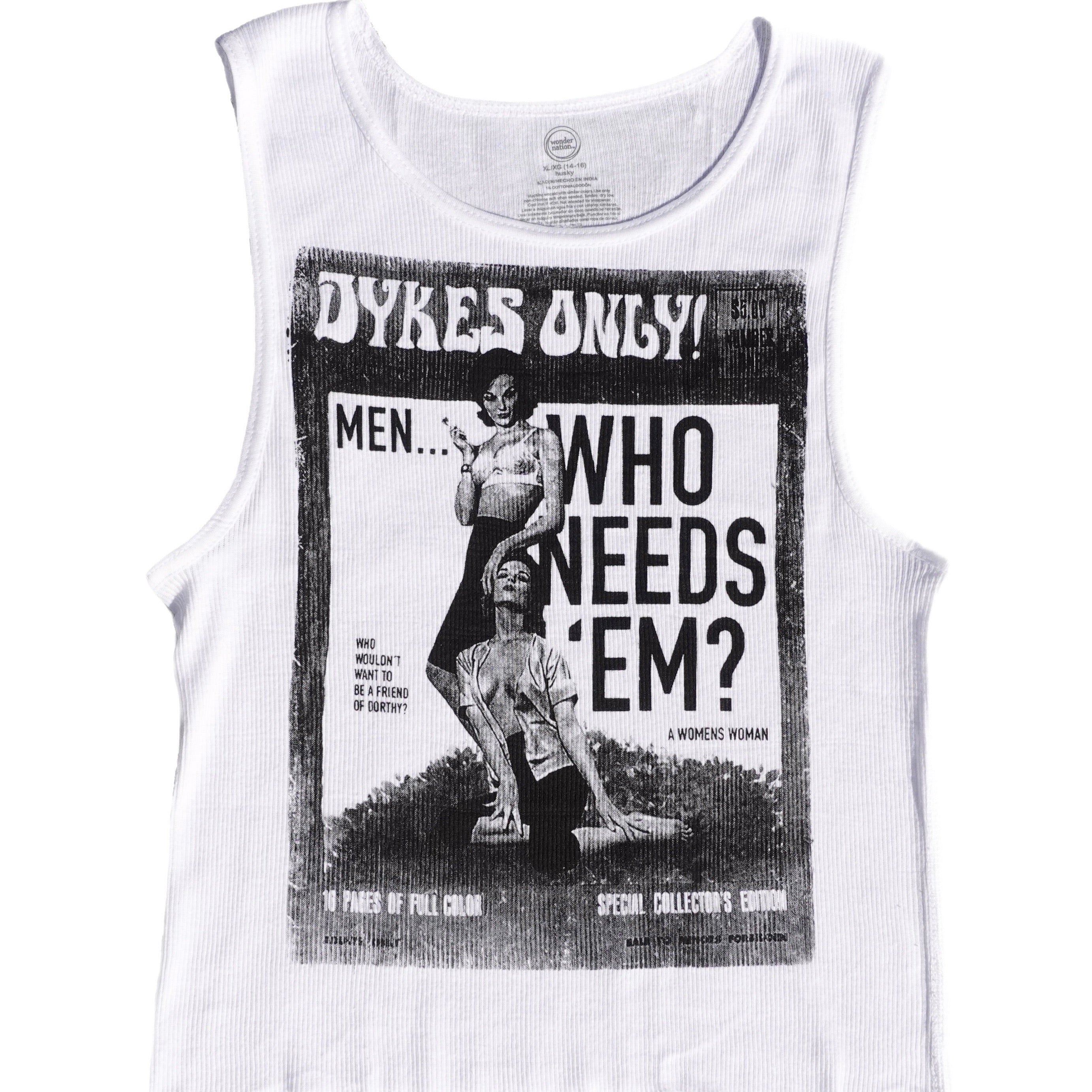 Dykes Only Tank Top- Peace & Power